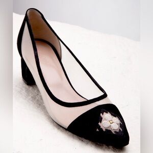 ATANA - Fiorellini Pump Mesh 45 Black.